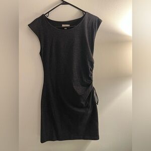 LOFT Black Textured Dress